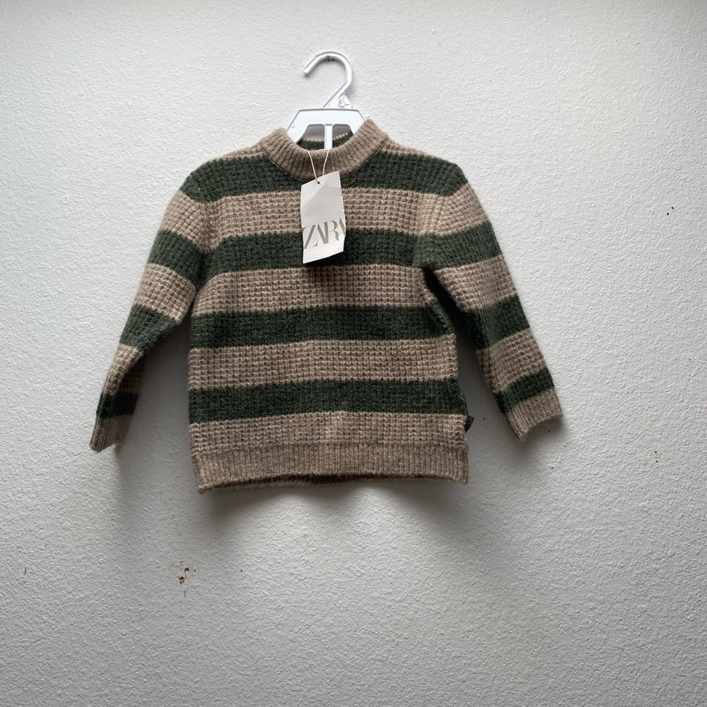 Zara Kids Striped Knit Sweater
